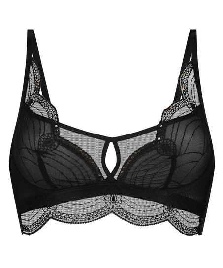 Bralette Ruby, Svart