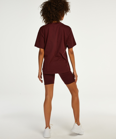 Biker  kort pyjamas-set, R&ouml;d