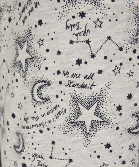 Pyjamasbyxor i jersey, Grå