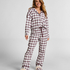 Pyjamasbyxori flanell, Vit
