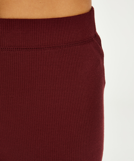 Waffle Placket pyjamas, Lila