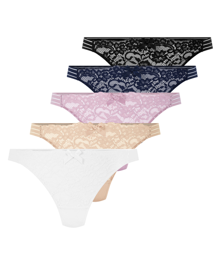 5-pack stringtrosa Sully, blå