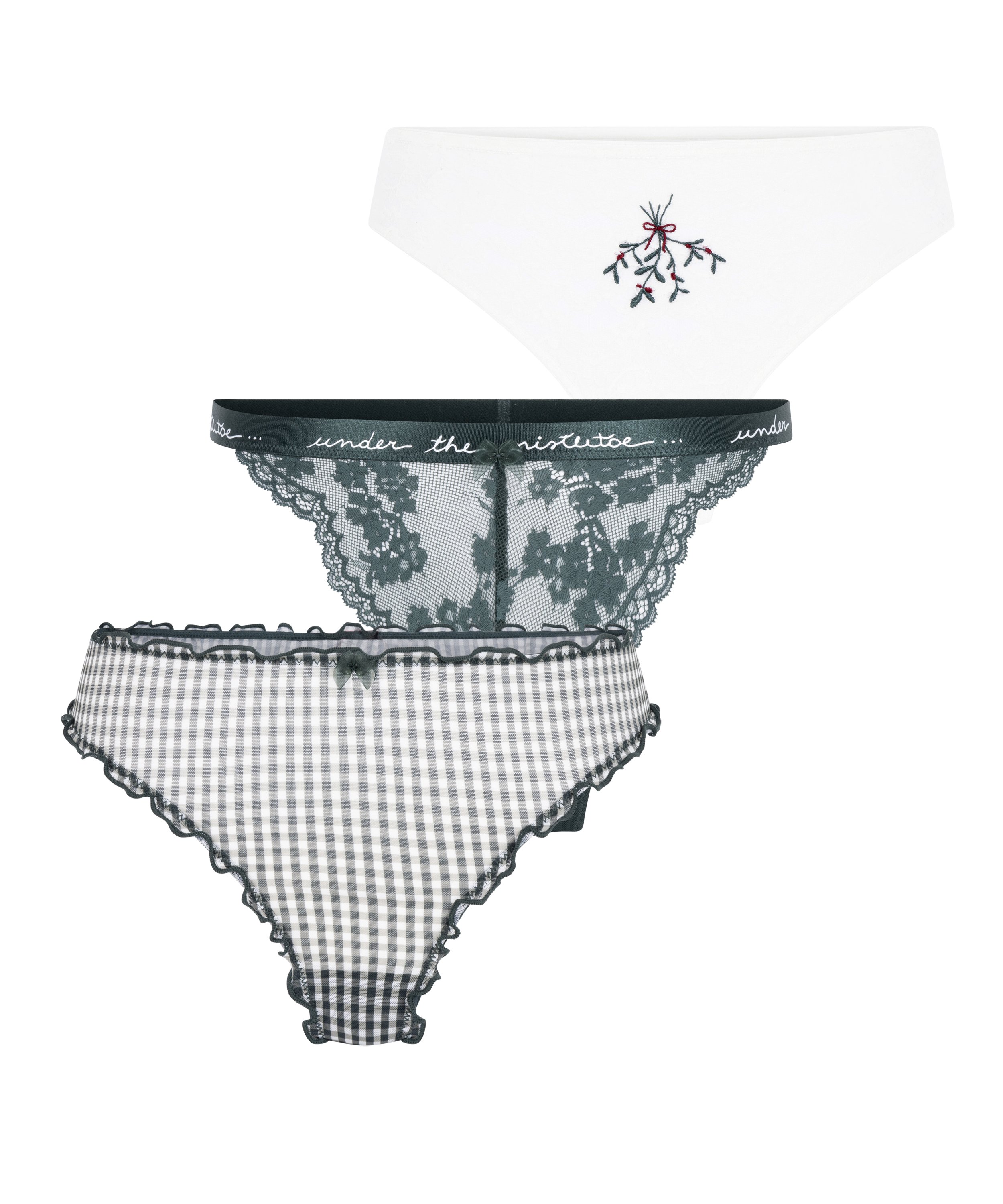 Julstringtrosa presentset, Grön, main