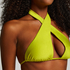 Triangel-bikiniöverdel Luxe Multi Way, grön