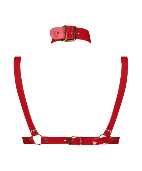 Harness-choker från vår Private-kollektion, Röd