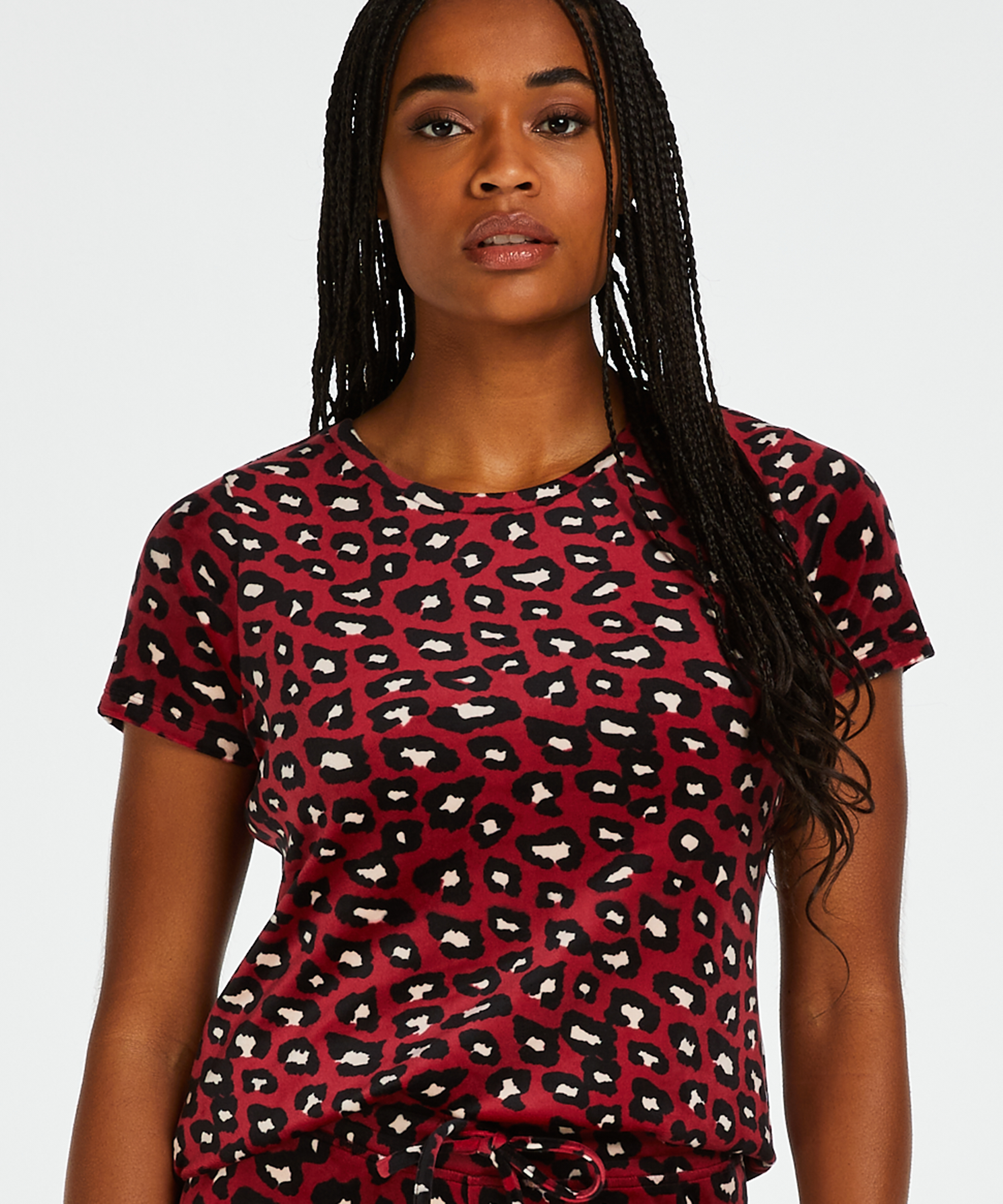 Top Velours, R&ouml;d, main