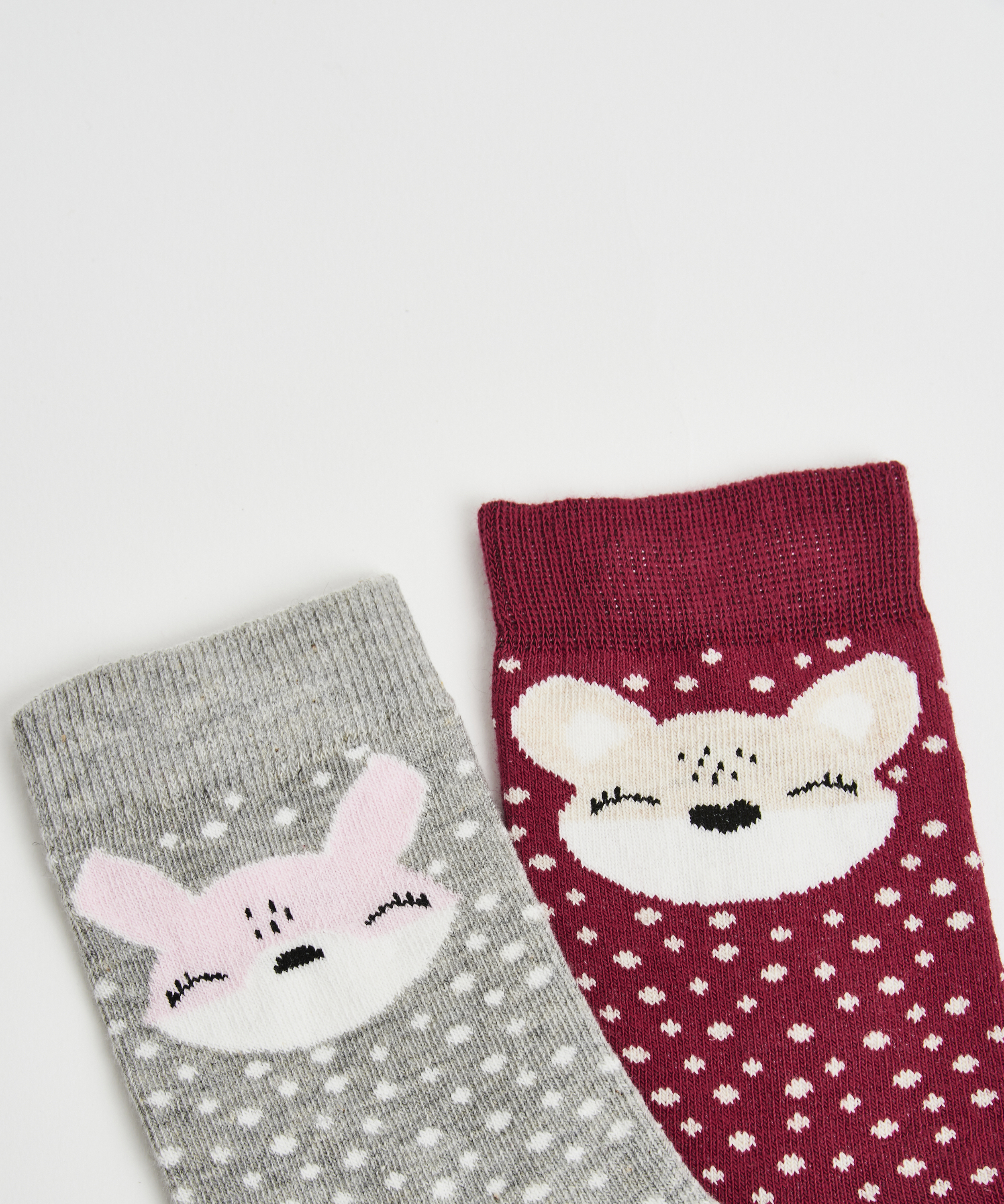 2 Par Strumpor, Grå, main