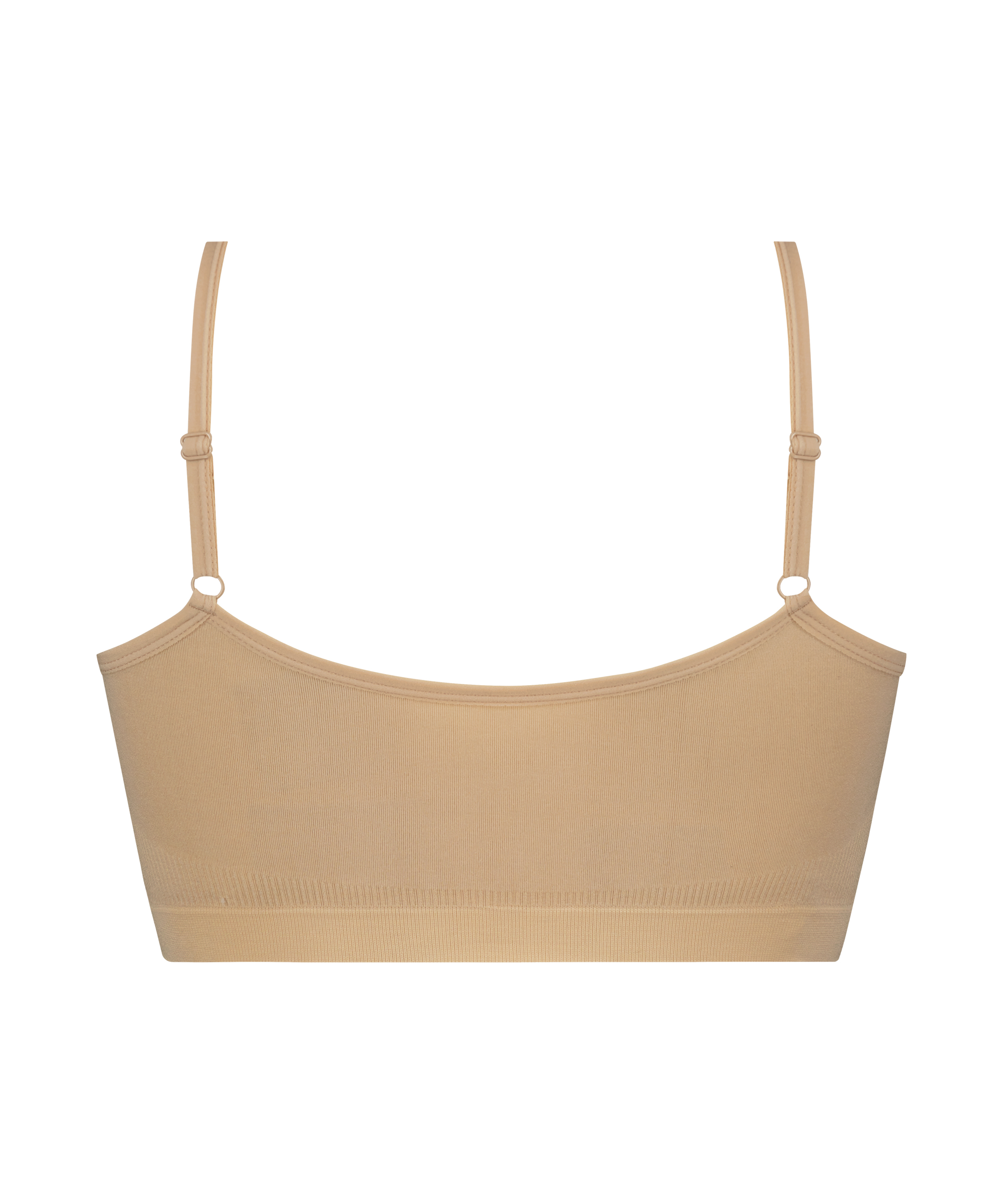 ﻿Bralette med remmar, Beige, main