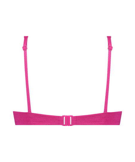 Bikiniöverdel Scallop Lurex, Rosa