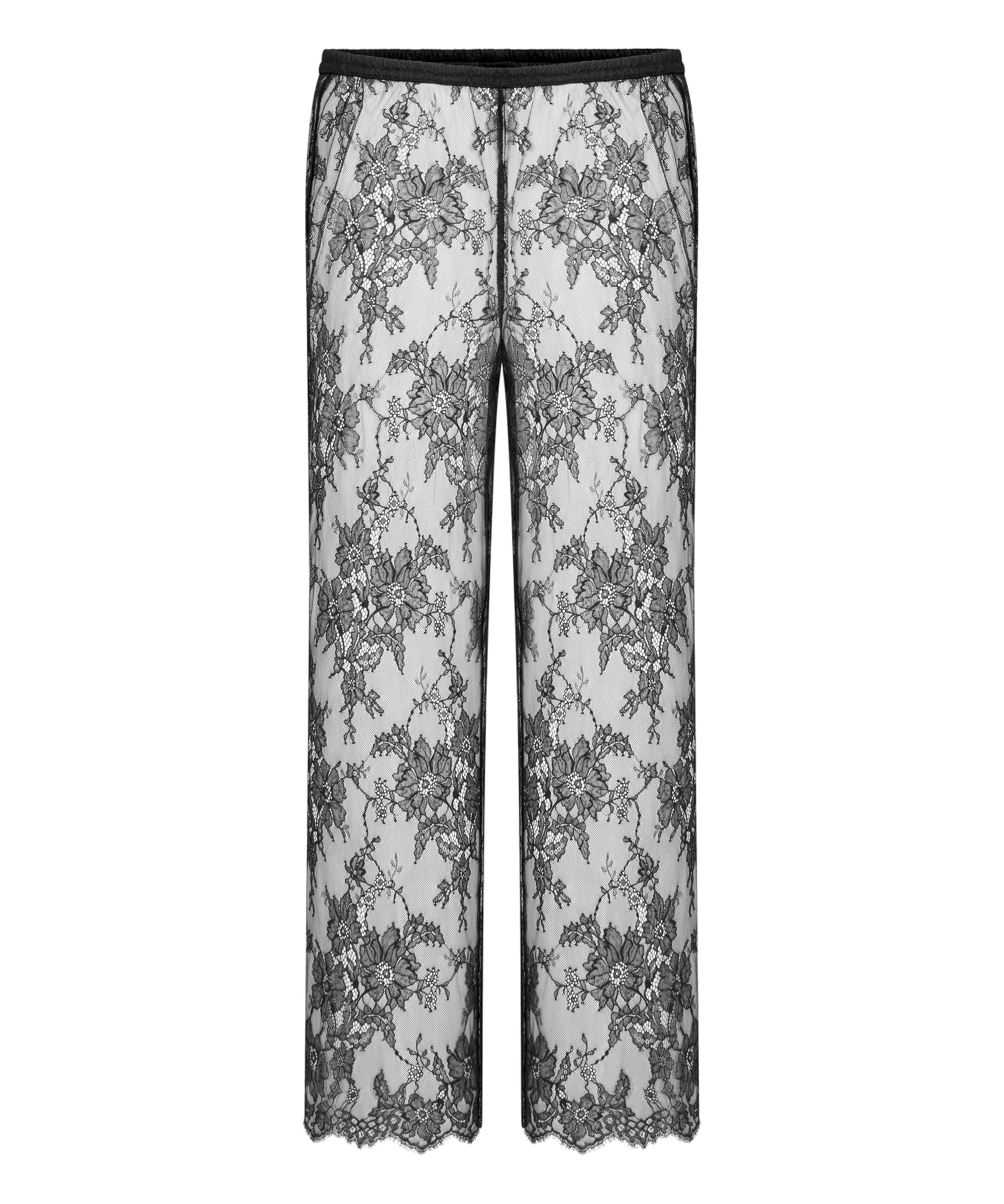 Pyjamasbyxor Cecilia, Svart, main