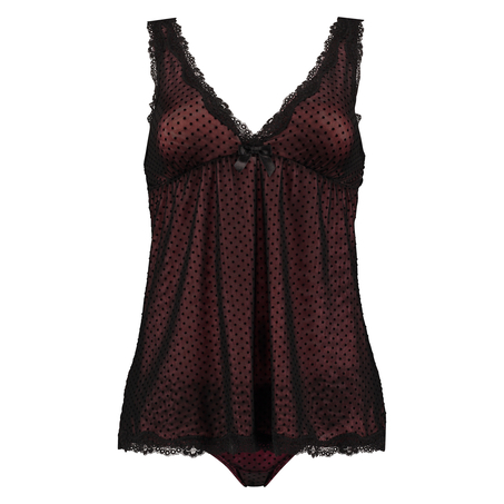 Cami set Josie, Svart