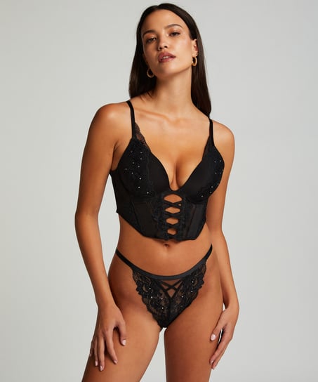 Gigi stringtrosa, Svart