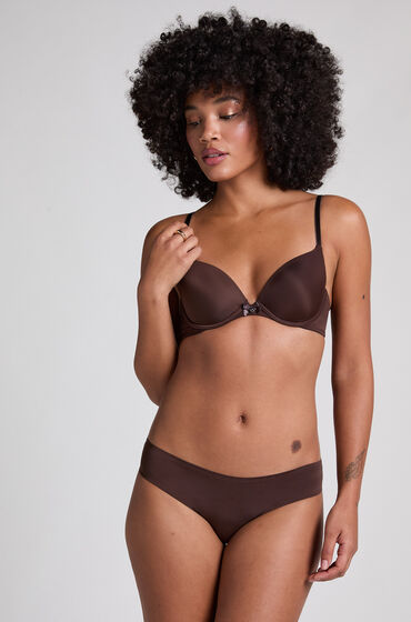 Hunkemöller Osynlig brazilian-trosa Brun — produktbild