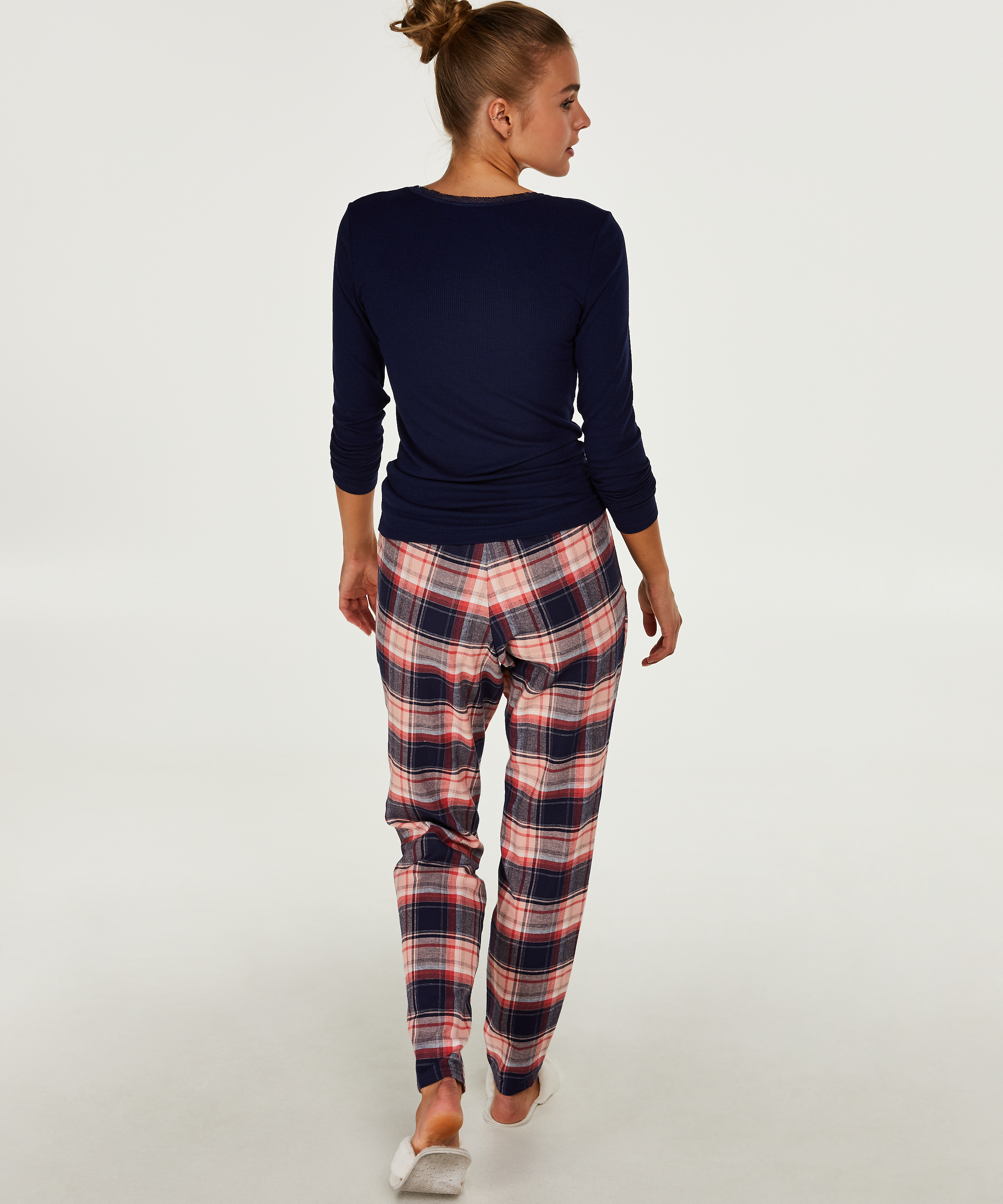 Topp LS Rib R-neck, Blå, main