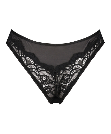 Brazilian-trosa Arla högt skuren, Svart