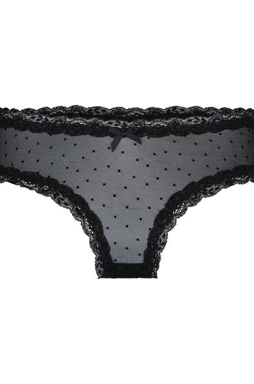 Hunkemöller Brazilian-trosa V-shape mesh trosor dam – bild 3
