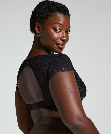 Bralette Daphne, Svart