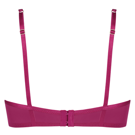 Formpressad bygel-bh med halv kupa Cardi, Rosa