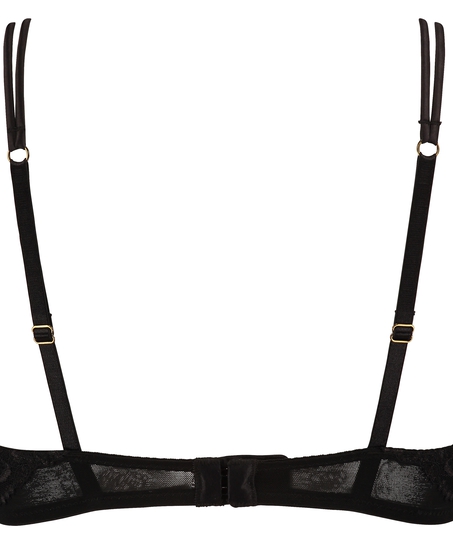 Non-padded underwired bra Jolie, Svart