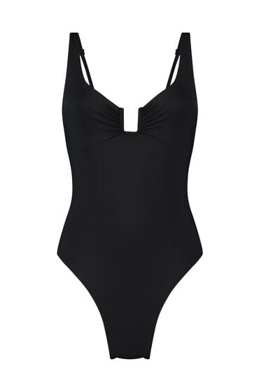 Hunkemöller Baddräkt Shaping Santorini Svart