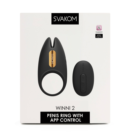 Svakom - Winni 2 App Controlled Penis Ring, Lila