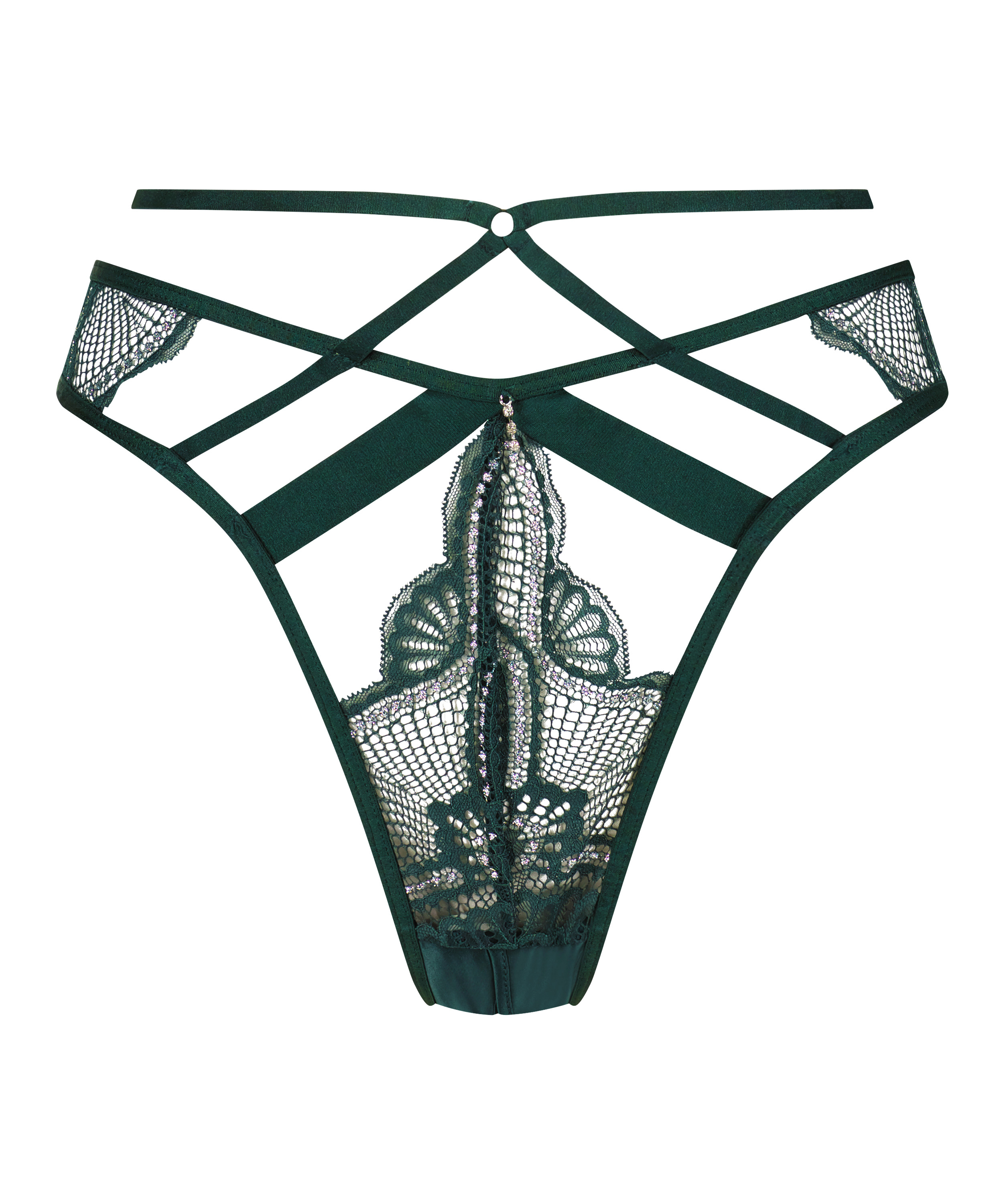 Lyra brazilian-trosa med öppen gren, grön, main