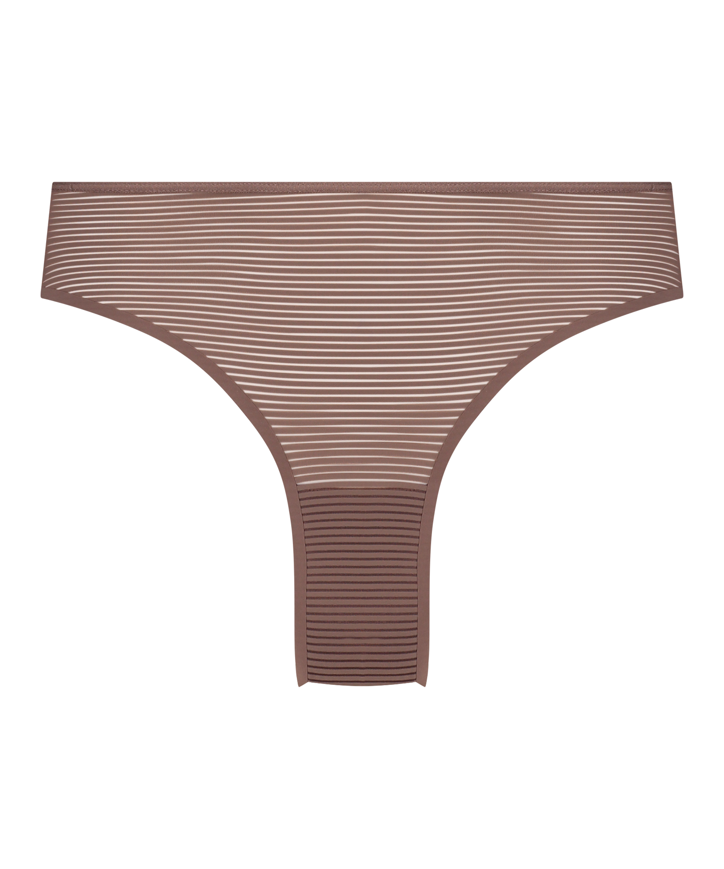Brazilian-trosa Invisible Stripe Mesh, Brun, main