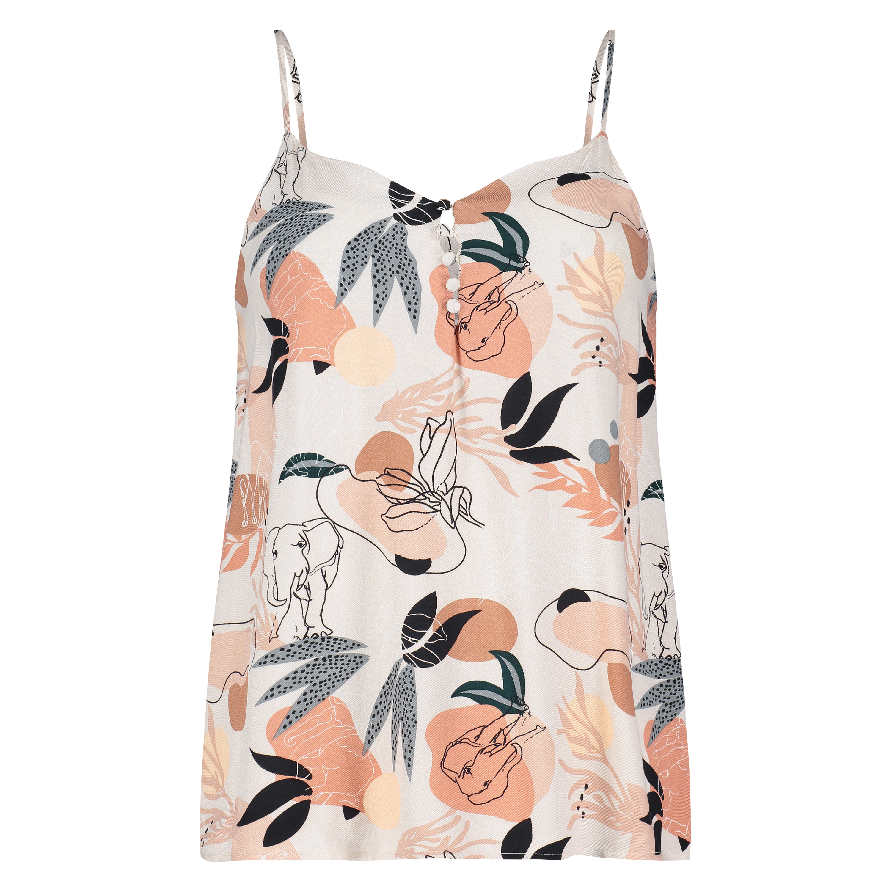 Linne i v&auml;vt tyg, Rosa, main