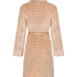 Kort morgonrock i fleece, Beige