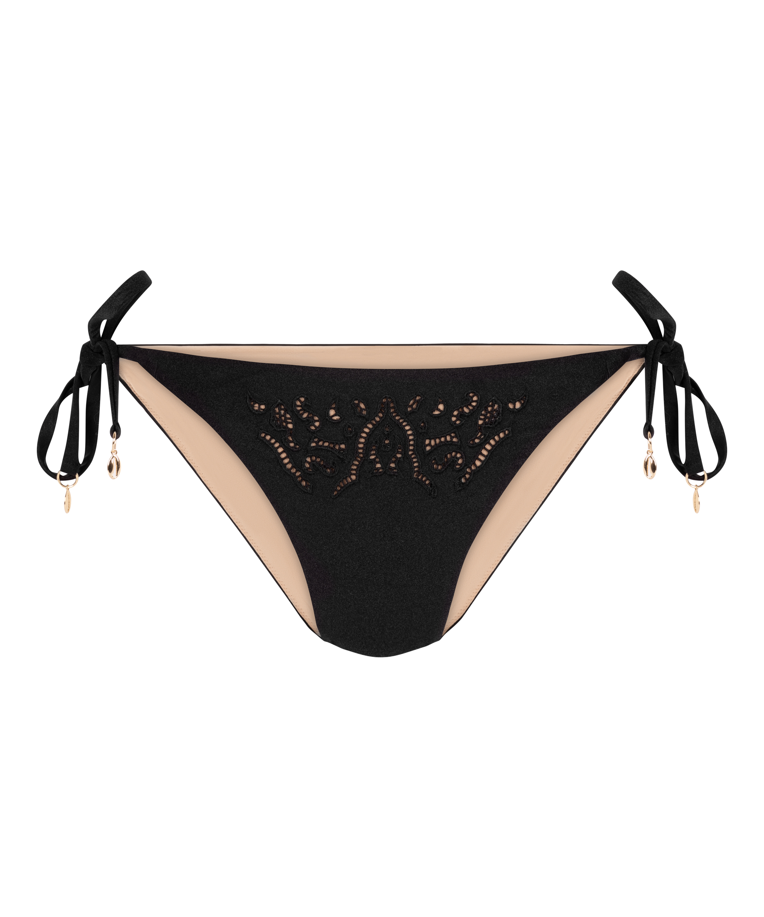 Boho Cheeky bikininederdel, Svart, main
