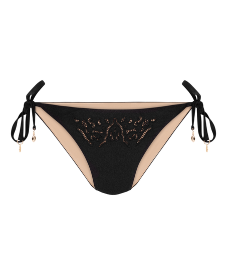 Boho Cheeky bikininederdel, Svart