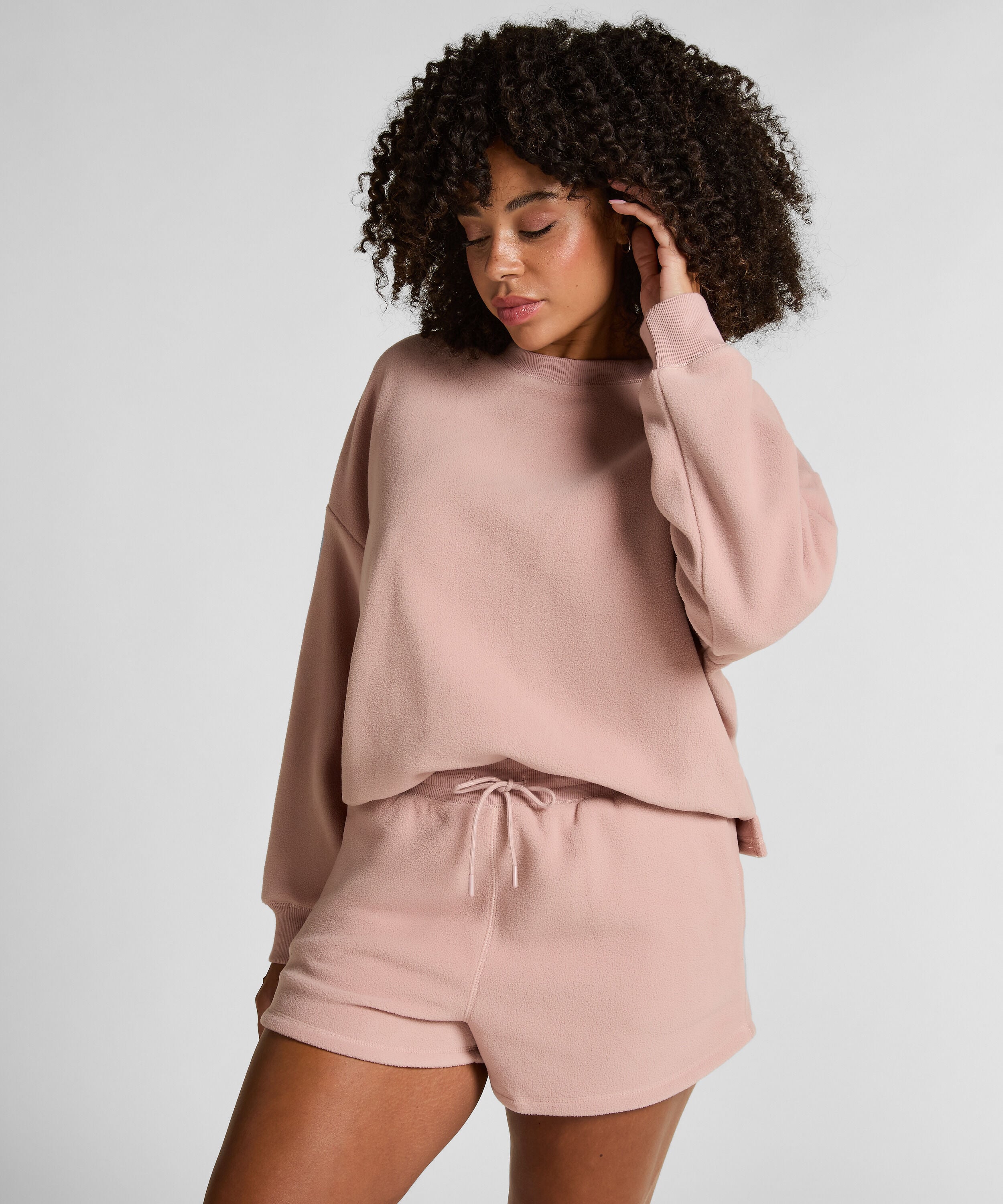 Sportiga fleece-shorts