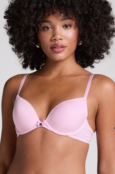 Hunkemöller Formpressad bygel-bh Plunge Rosa