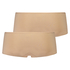 2-pack boxertrosor Kim Cotton, Beige