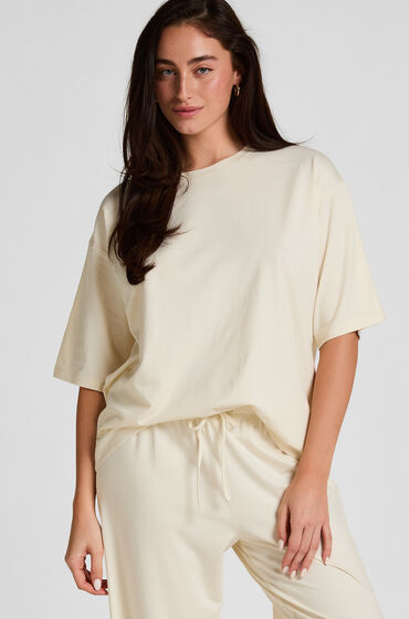 Hunkemöller Pyjama Top Loose Vit