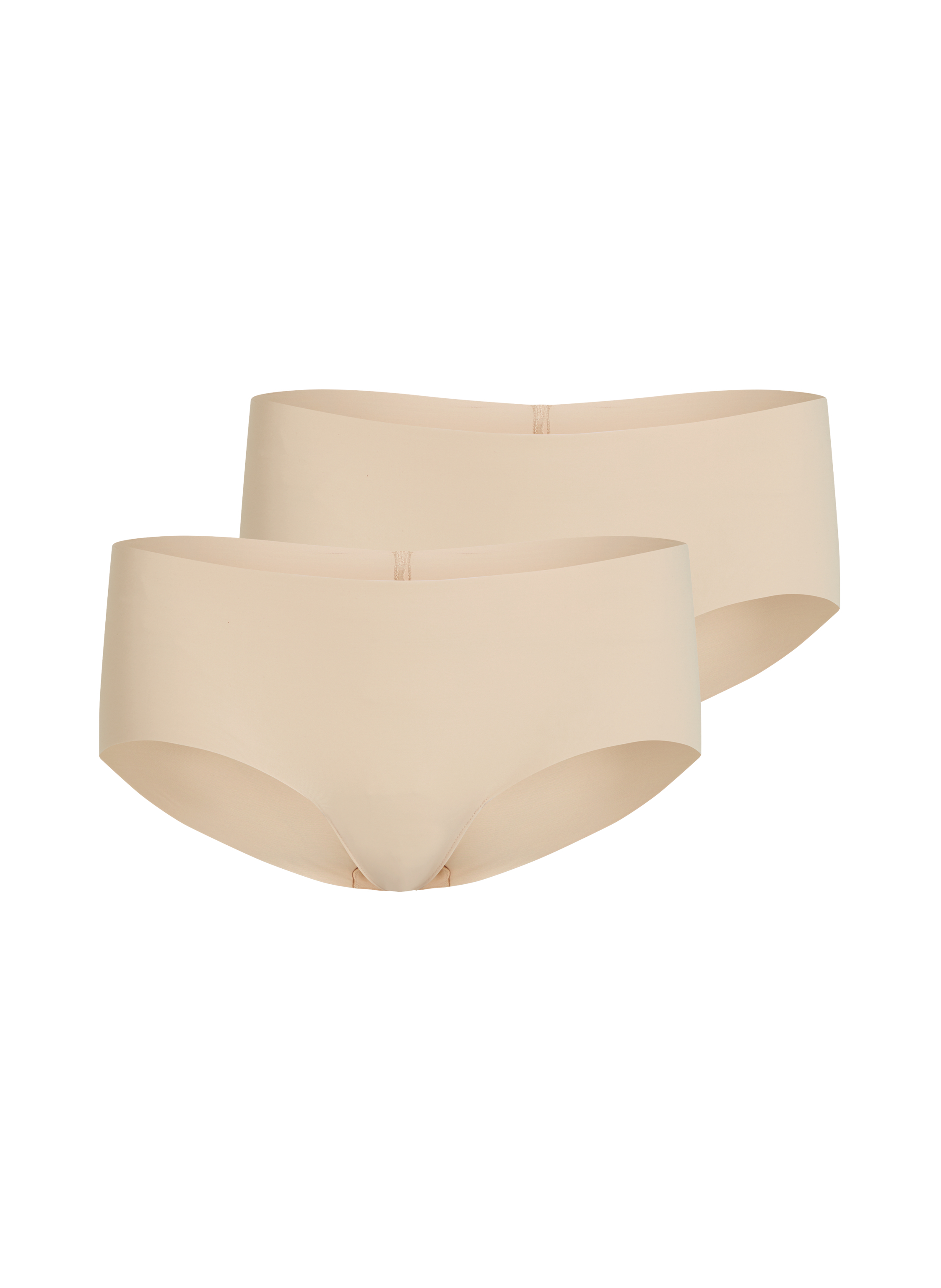 3-pack osynliga shorts, Beige, main