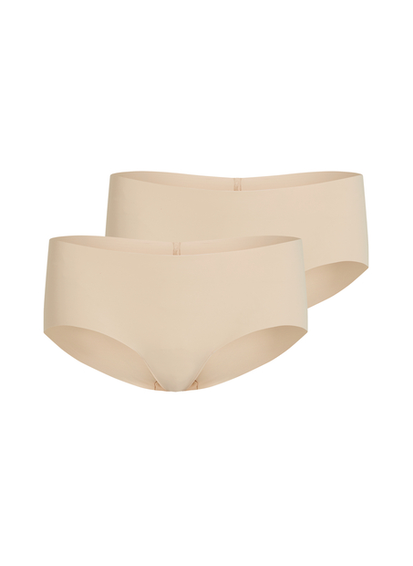 3-pack osynliga shorts, Beige