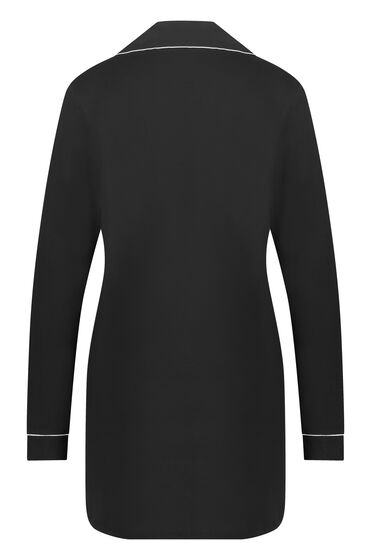 Hunkemöller Långärmad skjortklänning i jersey Essential dam – bild 2