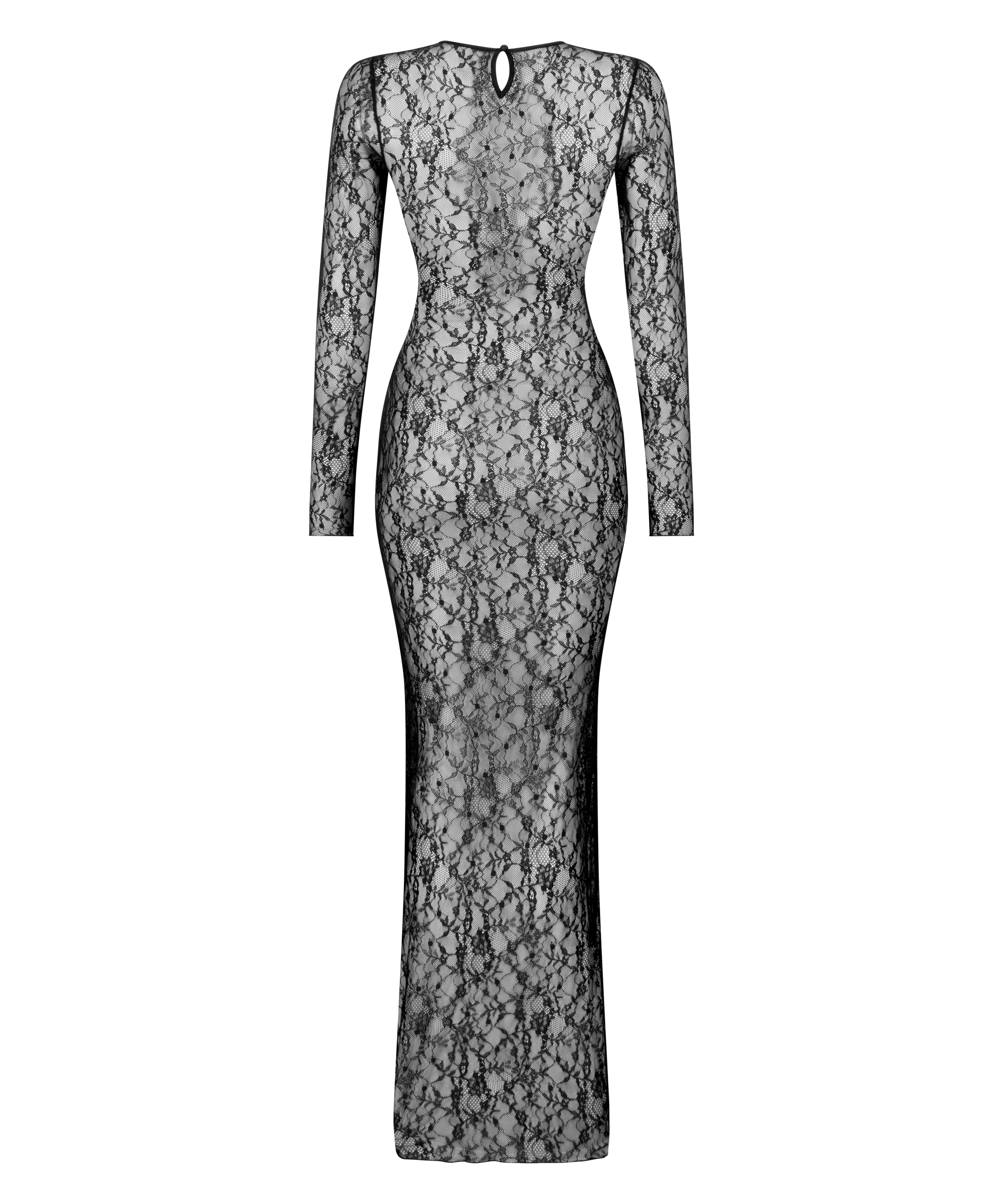 Underklänning Lace, Svart, main