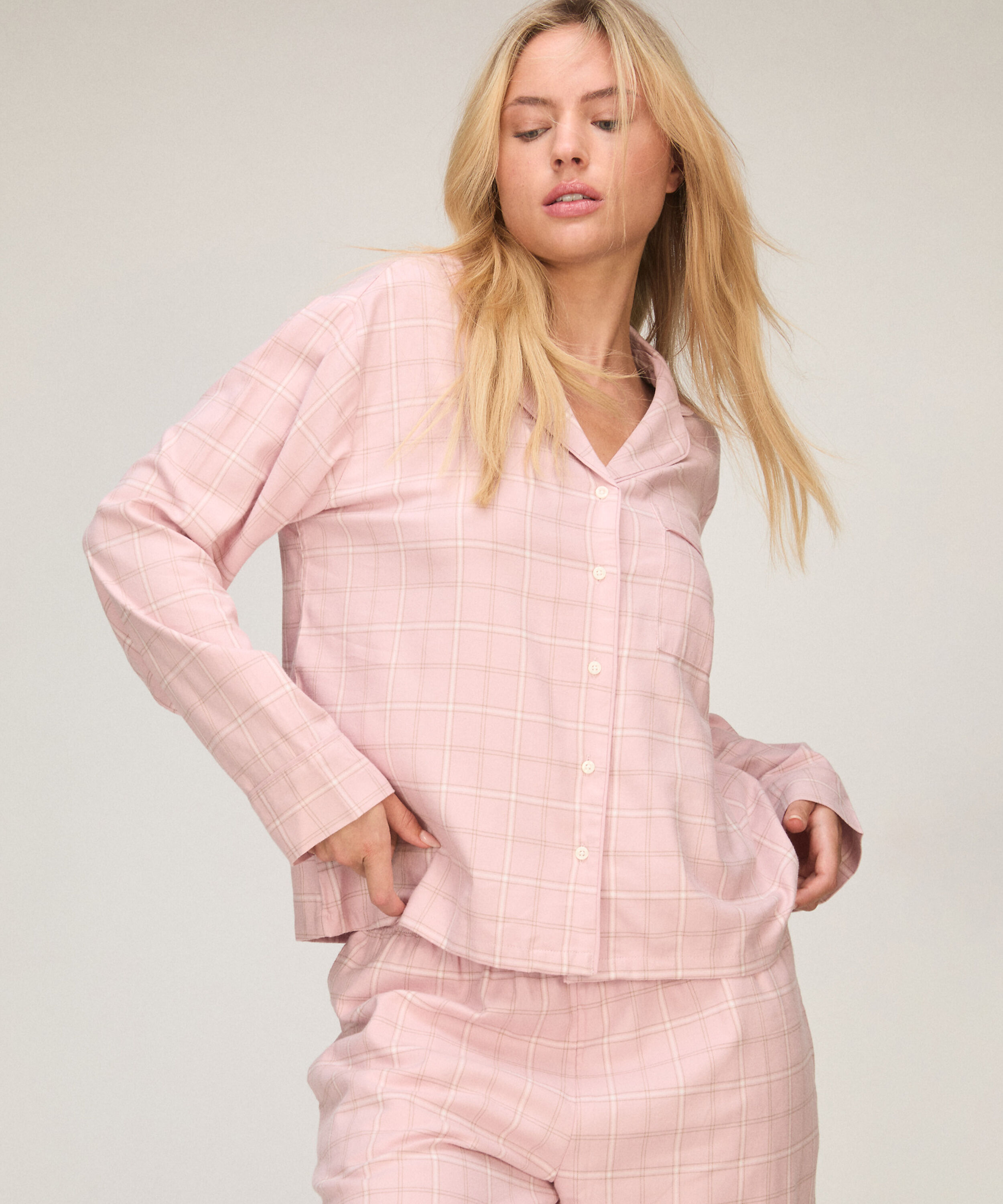 Pyjamasjacka Longsleeve Woven