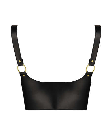 Private Push-Up Top, Svart