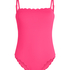 Baddräkt Bandeau Scallop, Rosa