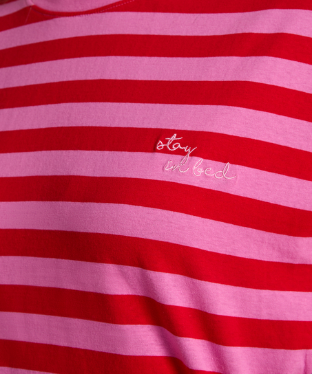 Nattskjorta med rund hals, Rosa