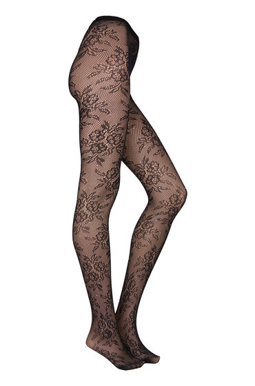 Hunkemöller Tight Allover Lace Rhinestones strumpbyxor dam – bild 2