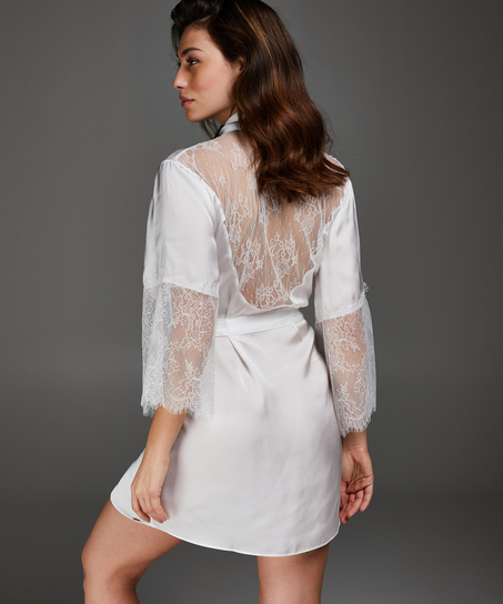 Kimono Satin Lily, Vit