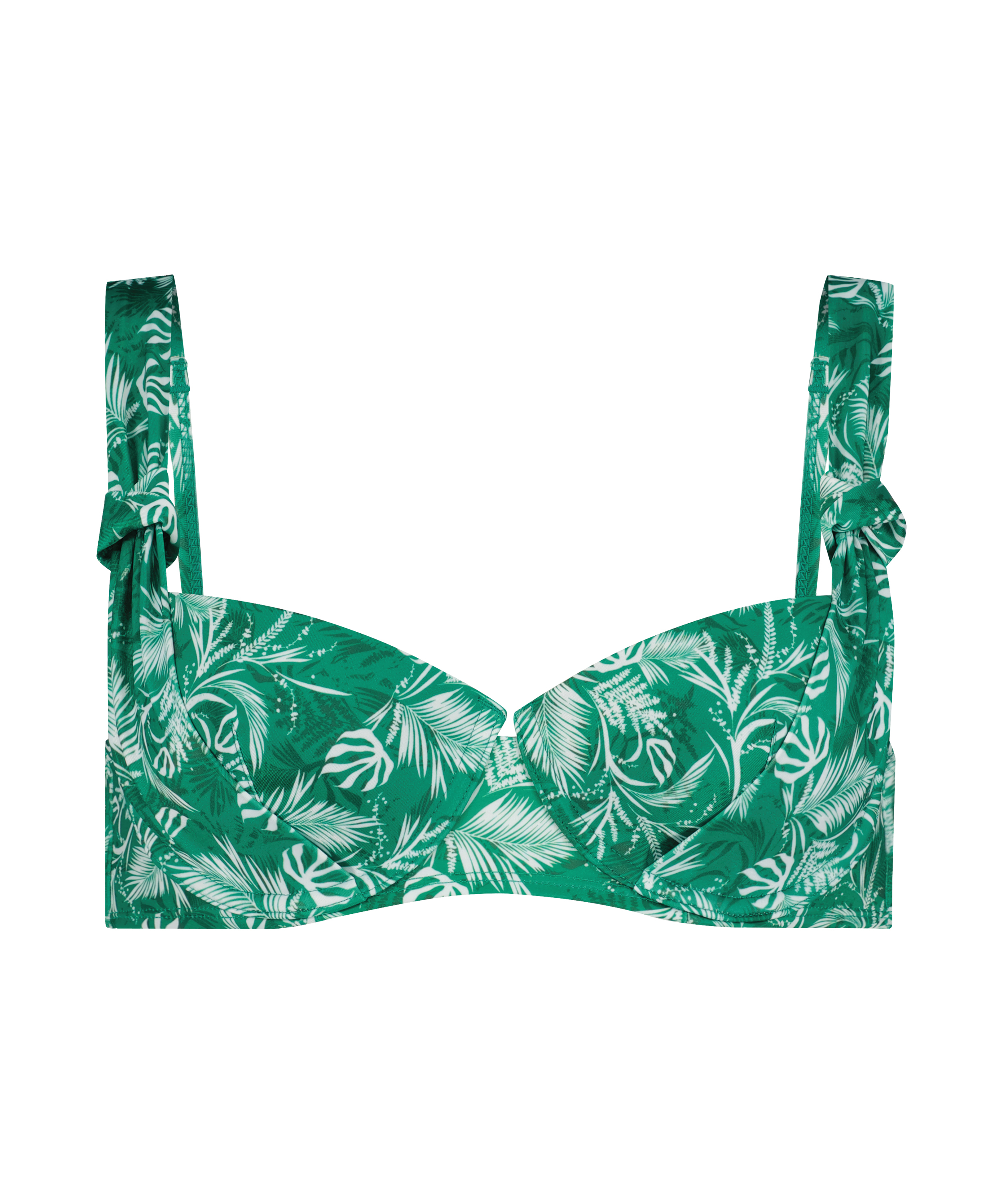 Bermuda formpressad bikinitopp med bygel Rebecca Mir, grön, main