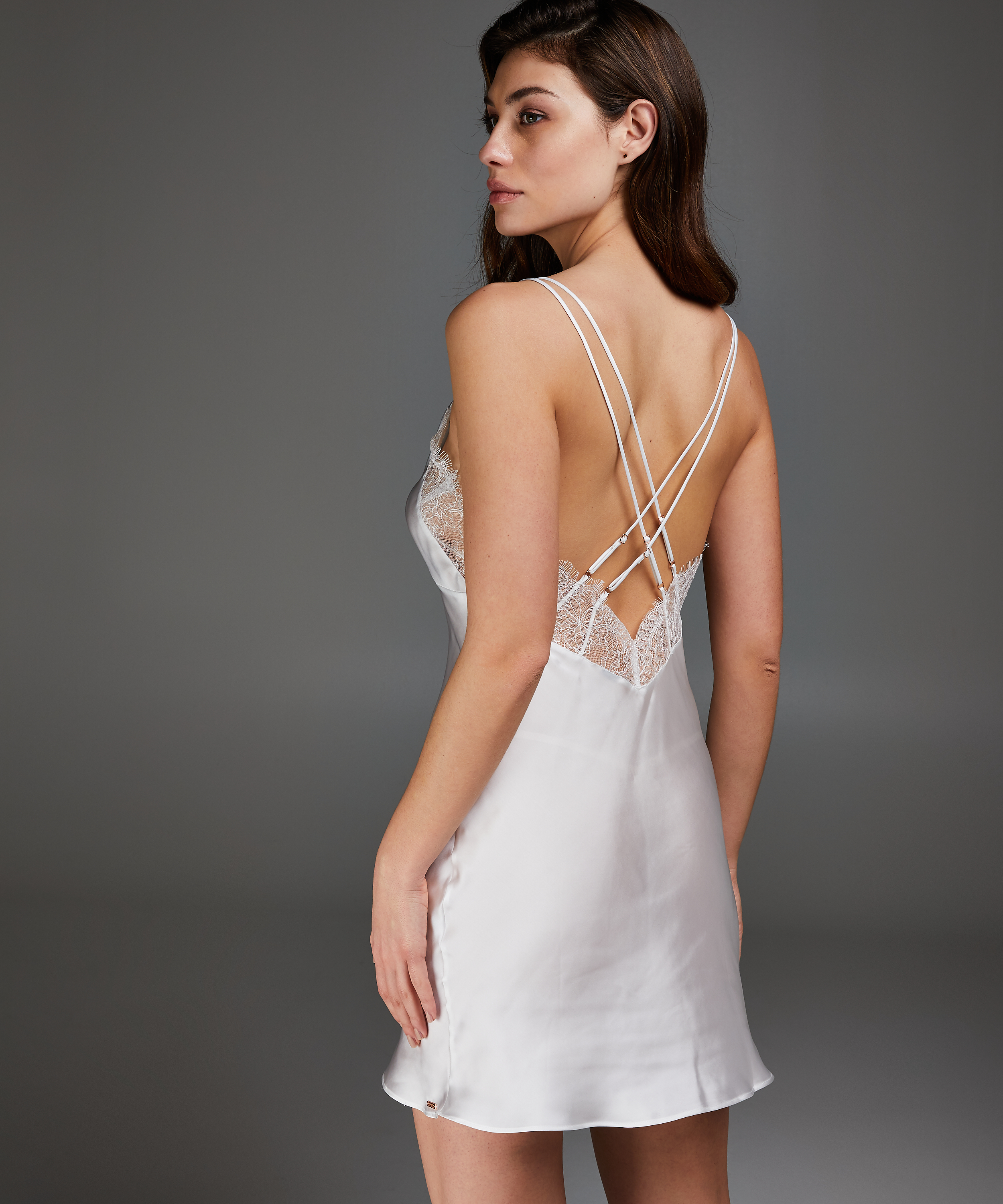 Satin Lily underkl&auml;nning, Vit, main