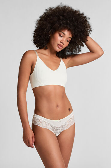 Hunkemöller Valencia Brazilian Shorts Vit