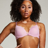 Formpressad bygel-bh Plunge, Rosa