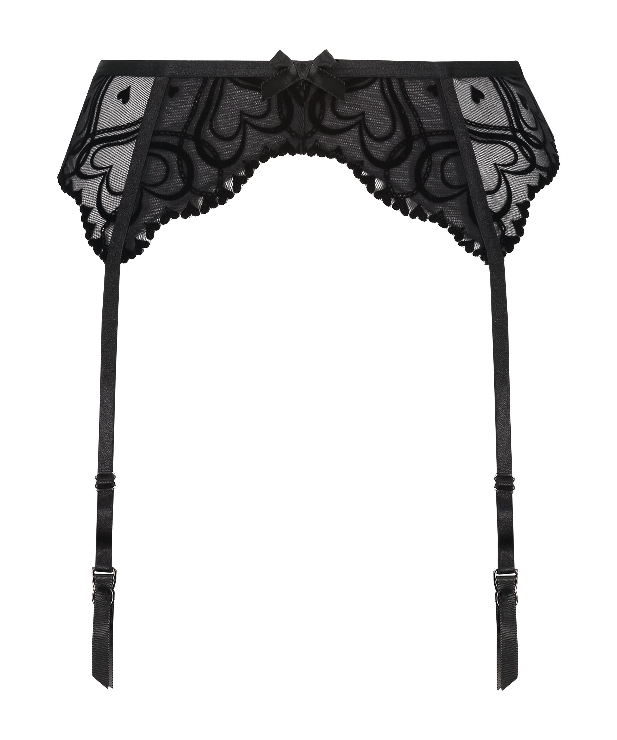 Strumpeband Pippa, Svart, main